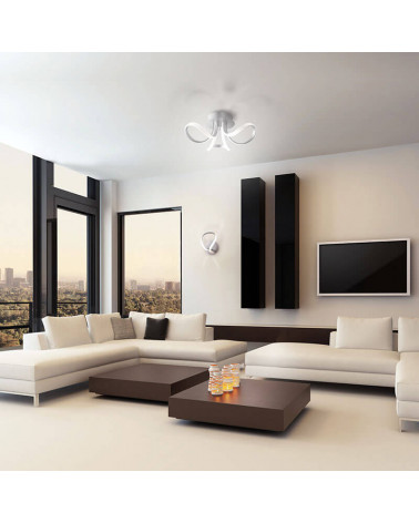 Applique LED KNOT de Mantra dans un salon | Aiure