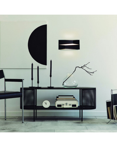 Aplique de pared LED Fuji en un salón | Aiure