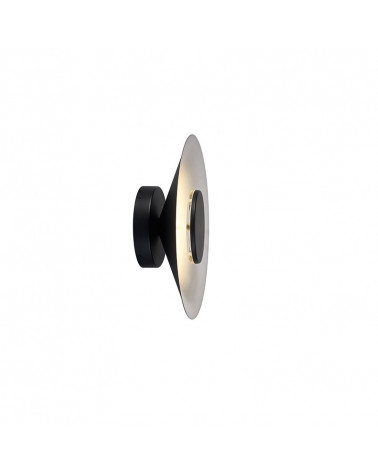 Applique murale LED Orion noir et blanc | Aiure