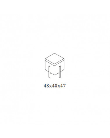 Ashi Square pouffe data-sheet  | Aiure