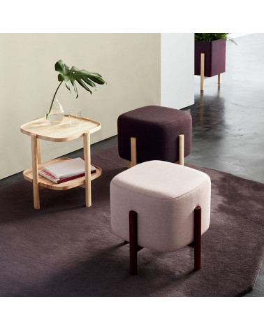 Ashi Square pouffe indoors | Aiure
