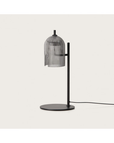 Lampe de table Porta sur un fond beige | Aiure
