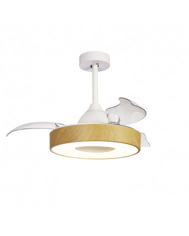 Petit ventilateur de plafond avec pales articulées Coin| Aiure