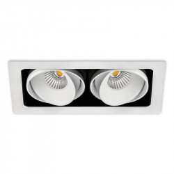 Twist Double 2x10,5W LED Spot encastrable  blanc d'Arkoslight | Aiure
