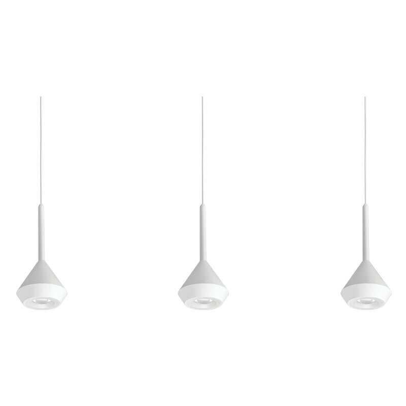 Lámpara colgante de Arkoslight Spin 3 Surface blanca | Aiure