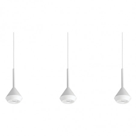 Lámpara colgante de Arkoslight Spin 3 Surface blanca | Aiure