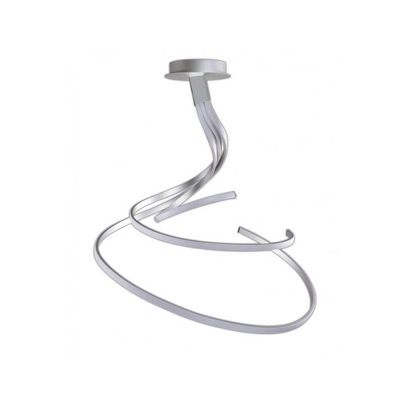 Nur ceiling lamp large silver 80W by Mantra | Aiure