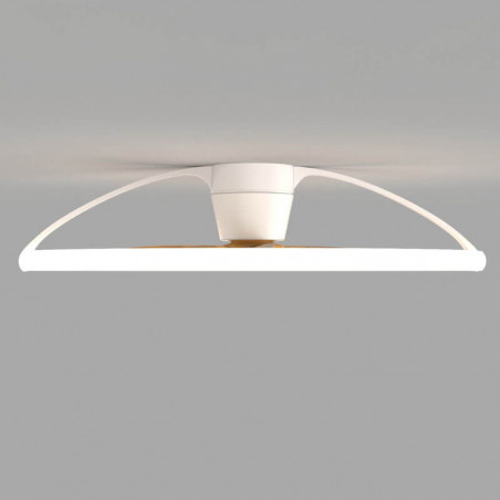 Ventilateur de plafond Népal blanc et bois Mantra | AiureDeco | AiureDeco