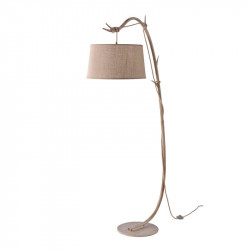Lampadaire Sabina effet bois de Mantra | Aiure