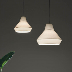 Lampes de plafond blanches Modena 40 et 60 ACB - Aiure