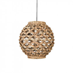Lampe suspendue Lennis en fibres naturelles ACB | Aiure