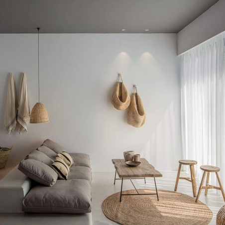 Shot Light M 3, 10,3W placé au plafond du salon Arkoslight | Aiure