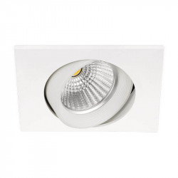 Downlight Dot Square Tilt blanco 5W de Arkoslight | Aiure