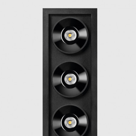 Détail du downlight noir Black Foster Recessed 5 d'Arkoslight | Aiure