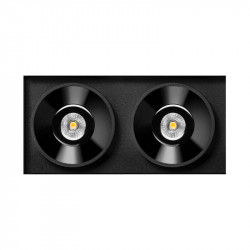 Downlight noir Black Foster Trimless 2 d'Arkoslight | Aiure