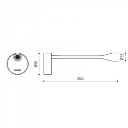 Dimensions de l'applique Arkoslight Dream | Aiure