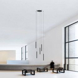 Lámpara Stick 44 Fancy Shape de Arkoslight iluminando un mostrador | Aiure