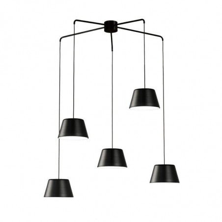 Lampe pendante Dona en noir par Ole by FM | Aiure