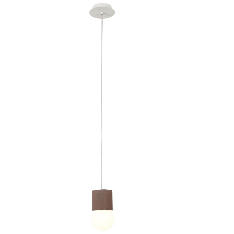 Lampe carrée rouge Galaxia de Mantra | Aiure