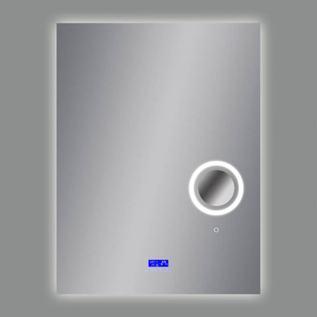 Miroir design à LED avec Bluetooth Cairo de ACB sur fond gris | Aiure