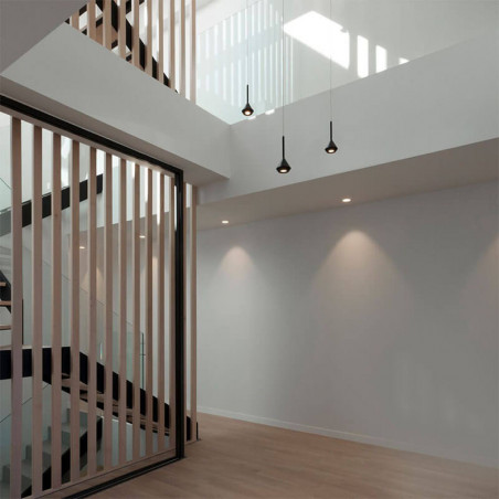 Arkoslight Spin plafonnier installé au plafond plusieurs tailles différentes | Aiure