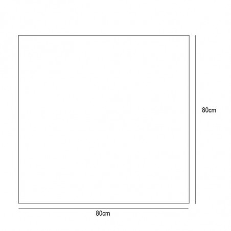 Miroir avec cadre rétro-éclairé Corfu d'Eurobath fiche technique 80x80cm| Aiure