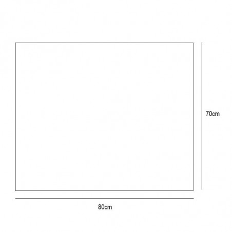 Miroir design Sentosa LED d'Eurobath fiche technique 80x70cm| Aiure