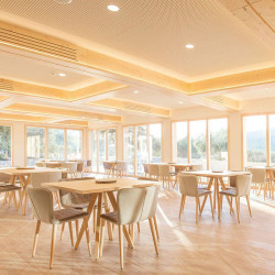 Lex Eco LED Downlight in a café Arkoslight | Aiure