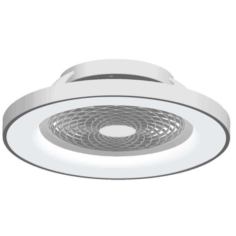 Tibet silver ceiling fan by Mantra | AiureDeco