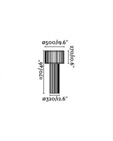 Linda living room floor lamp data- sheet | Aiure