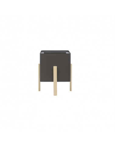 Ashi square Water planters black | Aiure