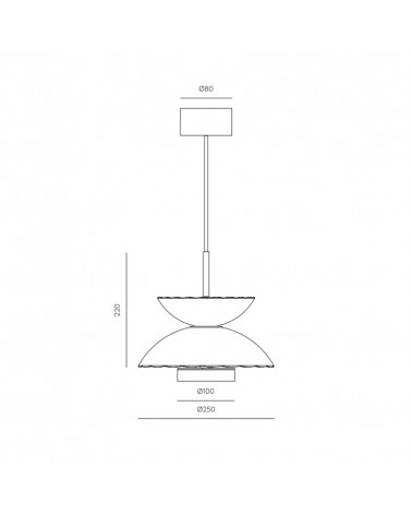 Lotto design pendant lamp data-sheet | Aiure