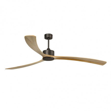 Brown Kauai ceiling fan by Faro Barcelona | AiureDeco