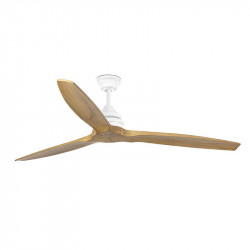 Alo white ceiling fan without light by Faro Barcelona | AiureDeco