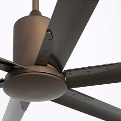 Ventilateur Andros marron à 6 pales de Faro Barcelona | AiureDeco