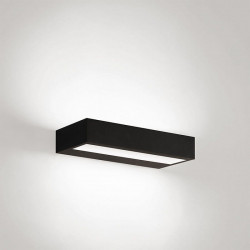 Gros plan sur l'applique noir à LED Rec. Arkoslight | Aiure