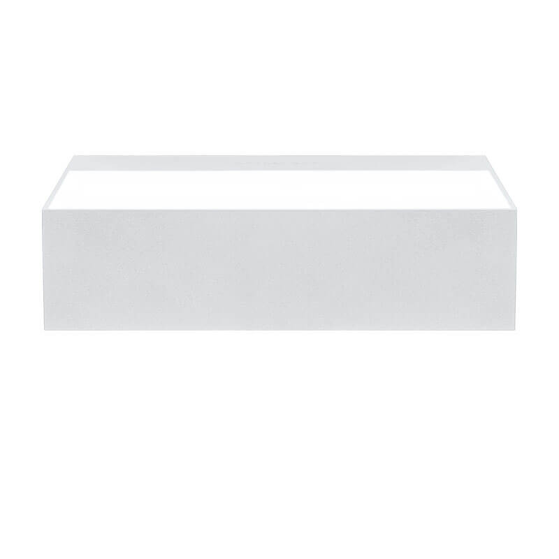 Applique murale à LED blanche de la série Rec Double Mini d'Arkoslight | Aiure