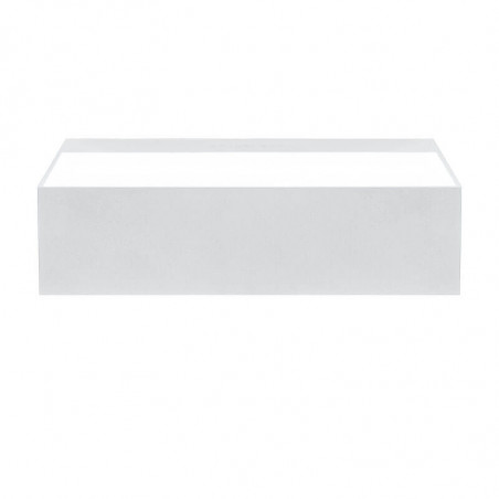 Applique murale à LED blanche de la série Rec Double Mini d'Arkoslight | Aiure