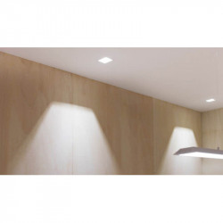 Downlight Arkoslight Swap Square Asymmetric 7W - IP20 illuminated | Aiure