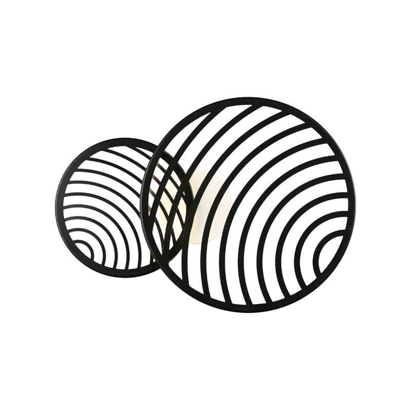 Applique et plafonnier noir Collage 30W de Mantra | Aiure