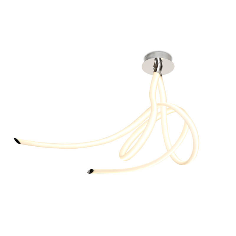 Silver ceiling lamp 60W Armonia by Mantra | Aiure