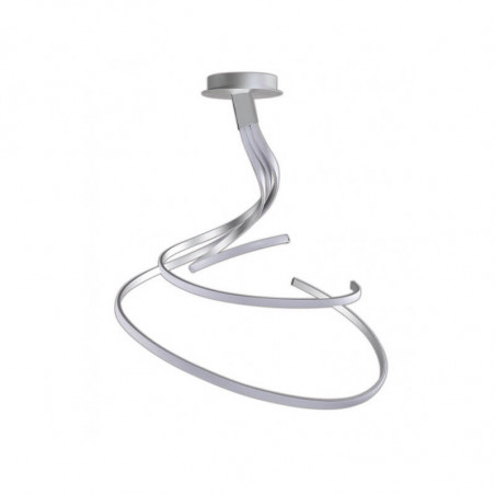 Nur plafonnier grand argent 80W par Mantra | Aiure