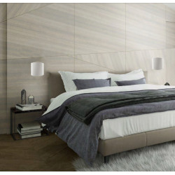 Applique murale Asimetric au design cylindrique de Mantra dans une chambre | Aiure