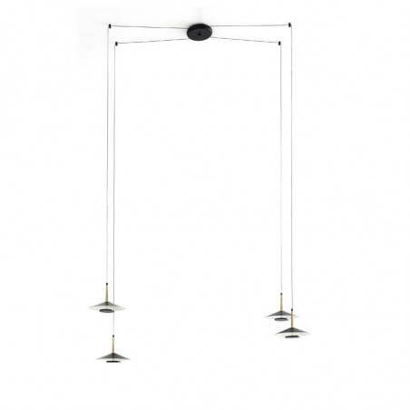Pendant lamp Orion LED 4 shades Mantra | Aiure