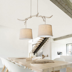 Sabina ceiling lamp 2 lights by Mantra | Aiure
