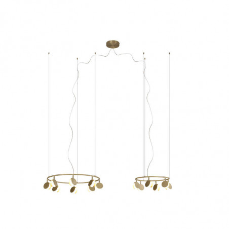 Lampe suspendue Shell or de Mantra | Aiure