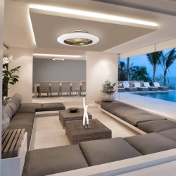 Table lamp Armonía 18W by Mantra in a living room | Aiure