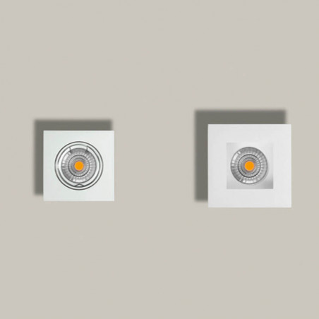 Réglable LED downlight Dot Square Tilt grand et petit | Aiure