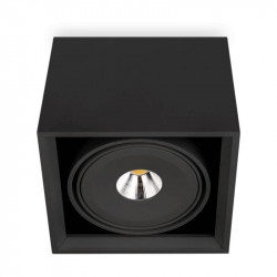 Plafonnier noir à LED Orbital Surface Lark-111 d'Arkoslight | Aiure