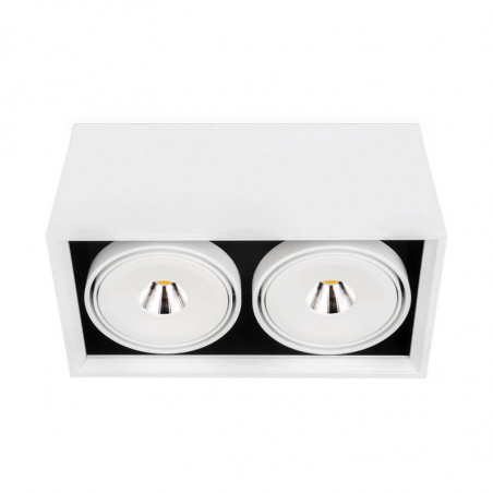 Plafonnier blanc à LED Orbital Surface 2 Lark-111 d'Arkoslight | Aiure